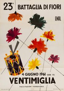 Anonimo - 23a Battaglia dei Fiori - Ventimiglia 1961