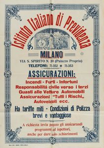 Anonimo - Istituto italiano di Previdenza - Assicurazioni - Milano