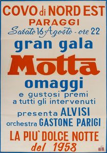 Anonimo - Gran Gal Motta  Covo di Nord Est Paraggi 1958