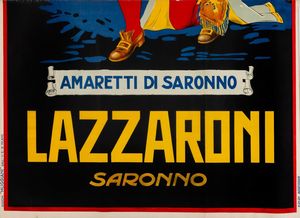 Giorgio Muggiani : Biscotti Lazzaroni - Saronno  - Asta Pop Culture e Manifesti - Associazione Nazionale - Case d'Asta italiane