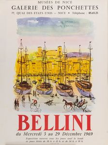 Bellini & Braque : Mostre di Belini & Braque  - Asta Pop Culture e Manifesti - Associazione Nazionale - Case d'Asta italiane