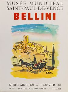 Bellini & Braque : Mostre di Belini & Braque  - Asta Pop Culture e Manifesti - Associazione Nazionale - Case d'Asta italiane