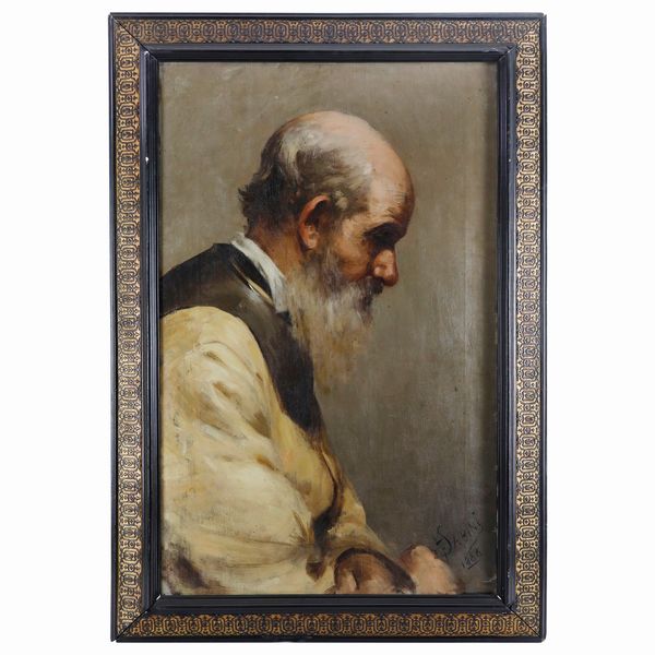 Busto di anziano con barba  - Asta Smart Auction: arredo, dipinti, sculture, argenti e altro a prezzi vantaggiosi - Associazione Nazionale - Case d'Asta italiane