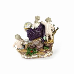 Allegoria delle arti esatte  - Asta Smart Auction: arredo, dipinti, sculture, argenti e altro a prezzi vantaggiosi - Associazione Nazionale - Case d'Asta italiane