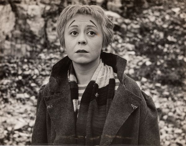 Anonimo : Anthony Quinn, Giulietta Masina e Richard Basehart in La Strada diretto da Federico Fellini  - Asta Fotografia - Associazione Nazionale - Case d'Asta italiane