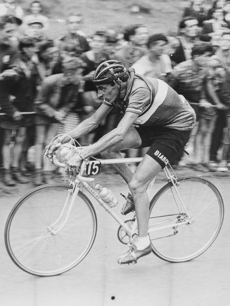 Anonimo : Fausto Coppi, 38 Tour de France  - Asta Fotografia - Associazione Nazionale - Case d'Asta italiane