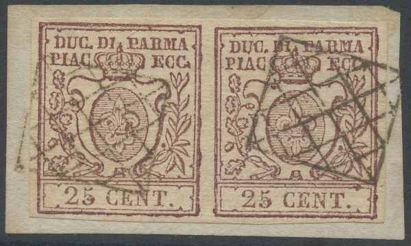 Ducato di Parma  - Asta Filatelia e Storia Postale - Associazione Nazionale - Case d'Asta italiane