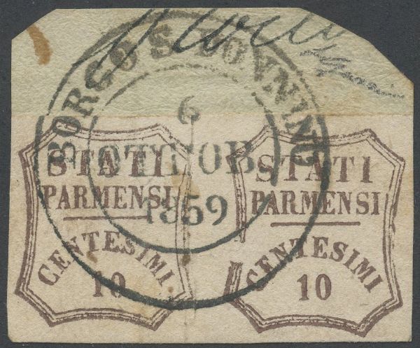 Parma - Gov. Provvisorio  - Asta Filatelia e Storia Postale - Associazione Nazionale - Case d'Asta italiane