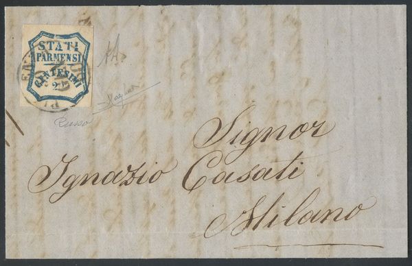 Parma - Gov. Provvisorio  - Asta Filatelia e Storia Postale - Associazione Nazionale - Case d'Asta italiane