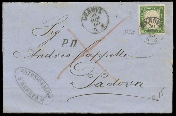 Sardegna IV emissione  - Asta Filatelia e Storia Postale - Associazione Nazionale - Case d'Asta italiane