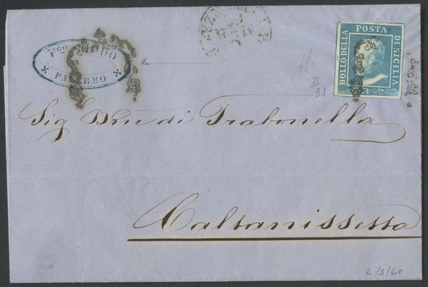 Sicilia - Storia Postale  - Asta Filatelia e Storia Postale - Associazione Nazionale - Case d'Asta italiane