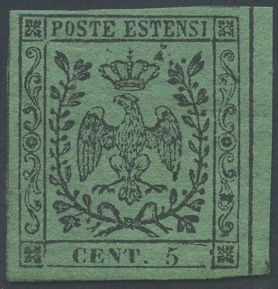 Ducato di Modena  - Asta Filatelia e Storia Postale - Associazione Nazionale - Case d'Asta italiane