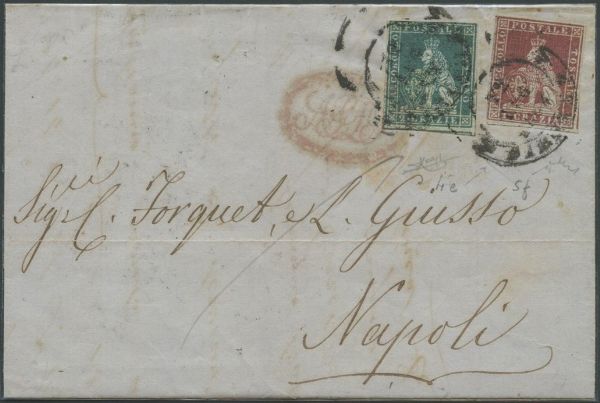 Toscana - Storia Postale  - Asta Filatelia e Storia Postale - Associazione Nazionale - Case d'Asta italiane