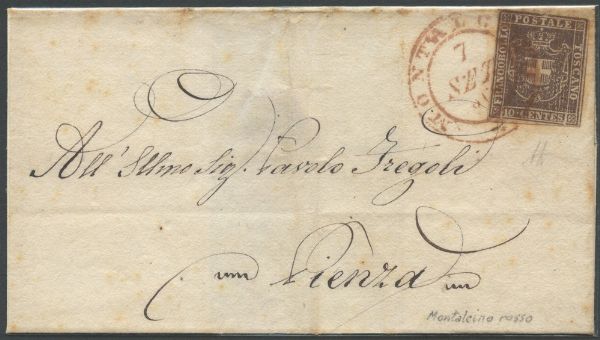 Toscana - Storia Postale  - Asta Filatelia e Storia Postale - Associazione Nazionale - Case d'Asta italiane