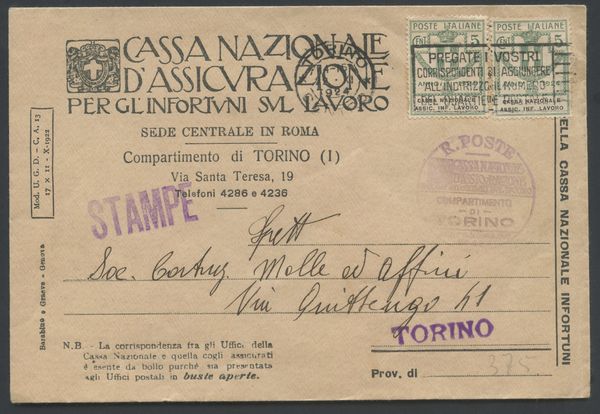 Enti Parastatali  - Asta Filatelia e Storia Postale - Associazione Nazionale - Case d'Asta italiane