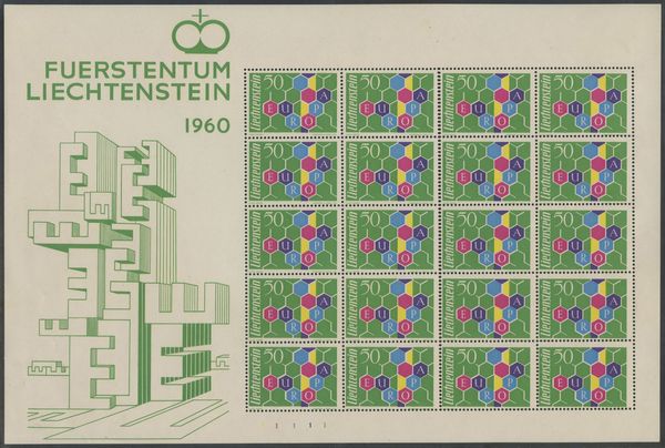 Europa - Liechtenstein  - Asta Filatelia e Storia Postale - Associazione Nazionale - Case d'Asta italiane