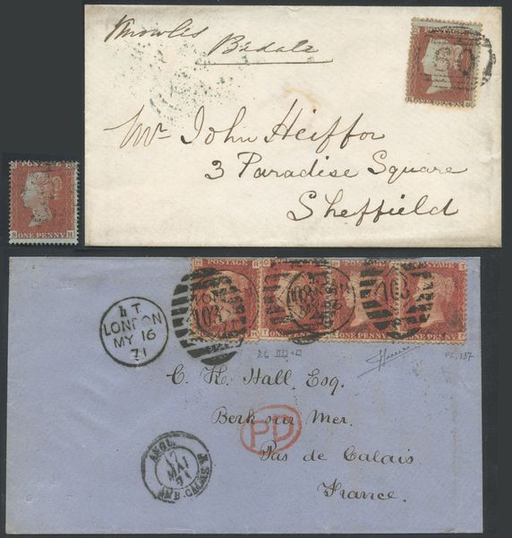 Gran Bretagna - 1p. Red  - Asta Filatelia e Storia Postale - Associazione Nazionale - Case d'Asta italiane