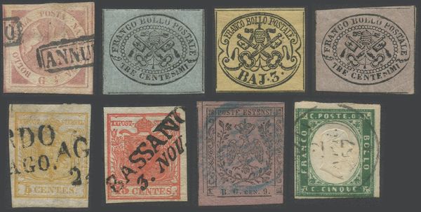 Antichi Stati Italiani  - Asta Filatelia e Storia Postale - Associazione Nazionale - Case d'Asta italiane