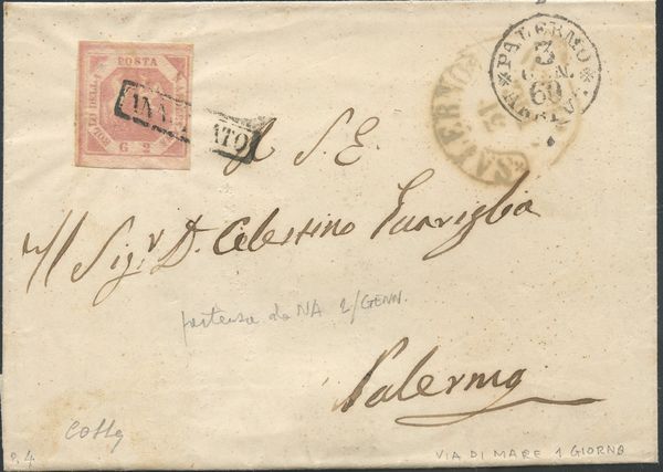 Napoli - Storia Postale  - Asta Filatelia e Storia Postale - Associazione Nazionale - Case d'Asta italiane