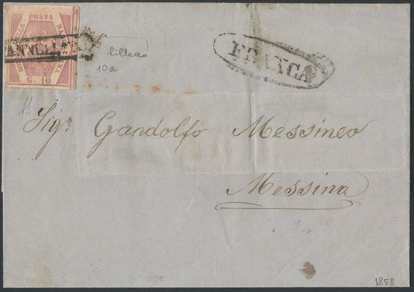 Napoli - Storia Postale  - Asta Filatelia e Storia Postale - Associazione Nazionale - Case d'Asta italiane