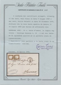 Sardegna IV emissione  - Asta Filatelia e Storia Postale - Associazione Nazionale - Case d'Asta italiane