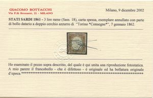 Sardegna IV emissione  - Asta Filatelia e Storia Postale - Associazione Nazionale - Case d'Asta italiane