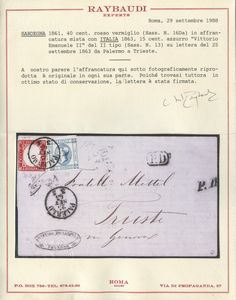 Regno - Affrancature Miste  - Asta Filatelia e Storia Postale - Associazione Nazionale - Case d'Asta italiane