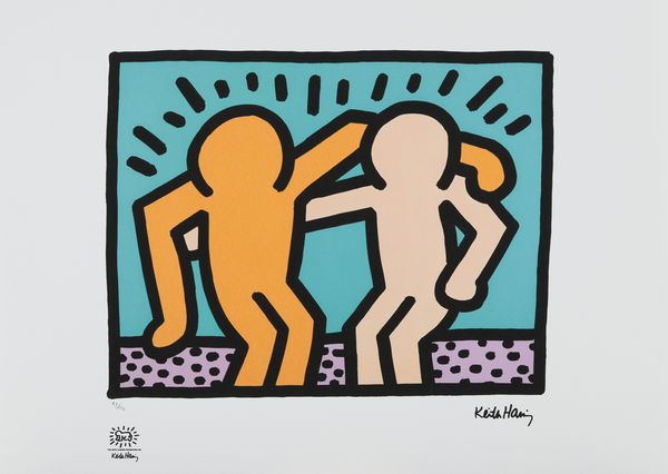 Keith Haring : Senza titolo  - Asta Arte Moderna, Contemporanea, '800 e '900 - Associazione Nazionale - Case d'Asta italiane