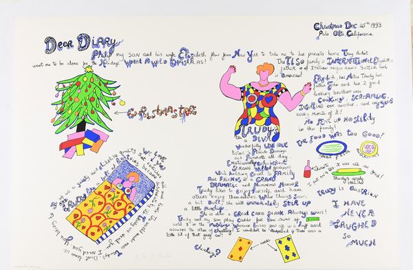 Niki De Saint Phalle : Californian Diary - Dear Diary  - Asta Arte Moderna, Contemporanea, '800 e '900 - Associazione Nazionale - Case d'Asta italiane