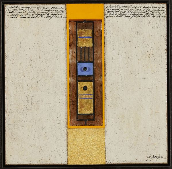 Piero Principi : Amuleto giallo 01  - Asta Arte Moderna, Contemporanea, '800 e '900 - Associazione Nazionale - Case d'Asta italiane