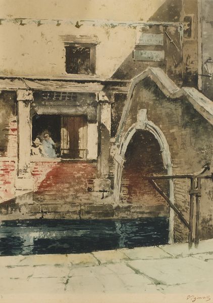 Pierre Vignal : Ponte dei miracolo- Venezia  - Asta Arte Moderna, Contemporanea, '800 e '900 - Associazione Nazionale - Case d'Asta italiane