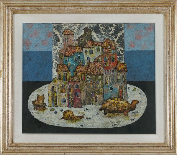 Raimondo Cardelli : Paesaggio metafisico  - Asta Arte Moderna, Contemporanea, '800 e '900 - Associazione Nazionale - Case d'Asta italiane