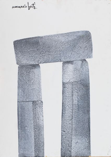 Jean Mario Berti : Totem  - Asta Arte Moderna, Contemporanea, '800 e '900 - Associazione Nazionale - Case d'Asta italiane