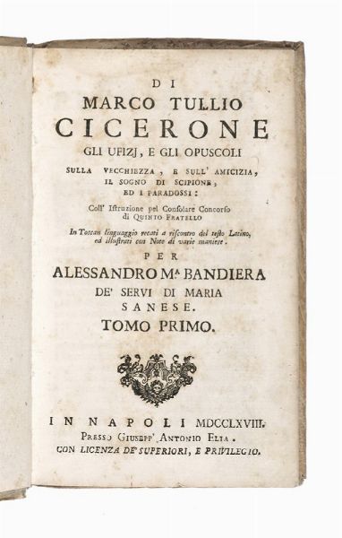 Lotto composto di 6 opere dal XVI al XVIII secolo.  - Asta Libri, autografi e manoscritti - Associazione Nazionale - Case d'Asta italiane