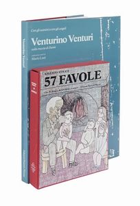 Venturino Venturi : Con gli uomini e con gli angeli. Venturino Venturi sulla traccia di Dante. Prefazione e testi di Mario Luzi.  - Asta Libri, autografi e manoscritti - Associazione Nazionale - Case d'Asta italiane