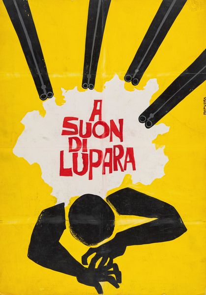 Michelangelo Papuzza : A suon di lupara  - Asta Bozzetti Cinematografici   - Associazione Nazionale - Case d'Asta italiane