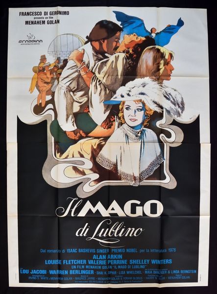 Michelangelo Papuzza : Il mago di Lublino  - Asta Bozzetti Cinematografici   - Associazione Nazionale - Case d'Asta italiane