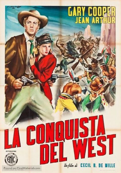 Angelo Cesselon : La conquista del West  - Asta Bozzetti Cinematografici   - Associazione Nazionale - Case d'Asta italiane