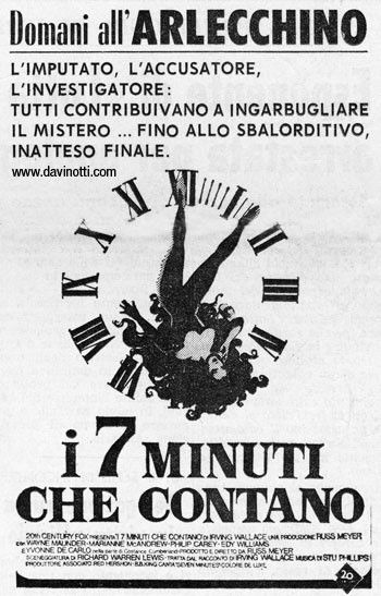 Michelangelo Papuzza : I 7 minuti che contano  - Asta Bozzetti Cinematografici   - Associazione Nazionale - Case d'Asta italiane
