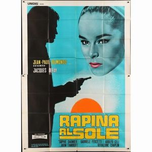 A.N.I. (autore non identificato) : Rapina al sole  - Asta Bozzetti Cinematografici   - Associazione Nazionale - Case d'Asta italiane