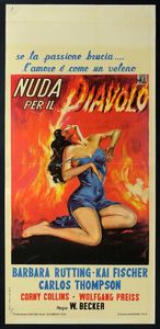 Renato Casaro : Nuda per il diavolo  - Asta Bozzetti Cinematografici   - Associazione Nazionale - Case d'Asta italiane