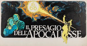 Michelangelo Papuzza : Il presagio  - Asta Bozzetti Cinematografici   - Associazione Nazionale - Case d'Asta italiane