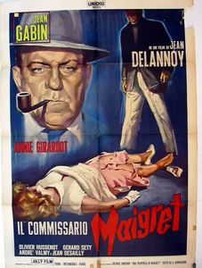 Manno (Dante Manno) : Il commissario Maigret  - Asta Bozzetti Cinematografici   - Associazione Nazionale - Case d'Asta italiane