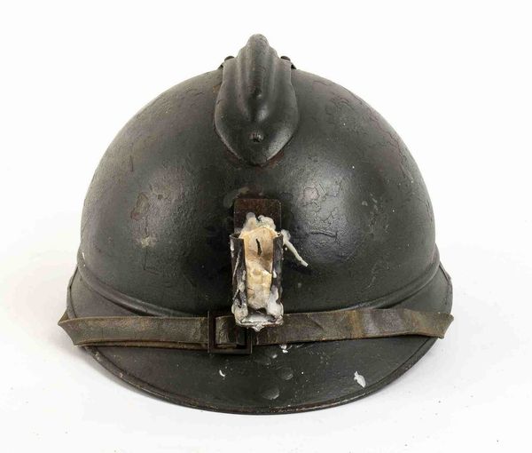 Elmo m.15 da minatore del genio  - Asta Militaria, Medaglie e Ordini Cavallereschi - Associazione Nazionale - Case d'Asta italiane