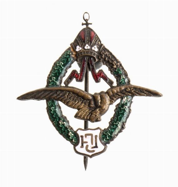 DISTINTIVO DA PILOTA IN MINIATURA  - Asta Militaria, Medaglie e Ordini Cavallereschi - Associazione Nazionale - Case d'Asta italiane