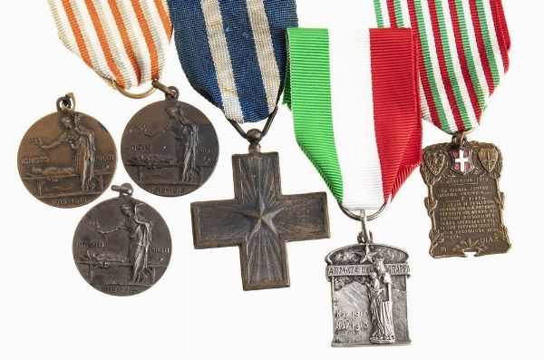 LOTTO DI MEDAGLIE  - Asta Militaria, Medaglie e Ordini Cavallereschi - Associazione Nazionale - Case d'Asta italiane