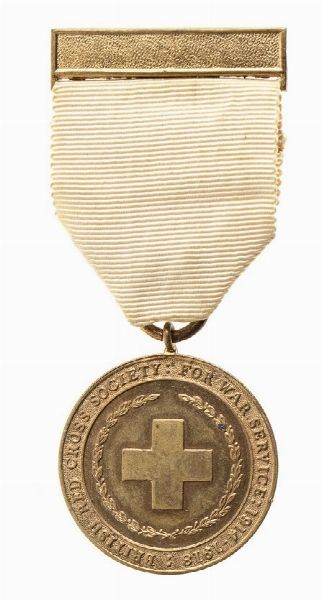 MEDAGLIA 1918 RED CROSS SOCIETY, INTER ARMA CARITAS  - Asta Militaria, Medaglie e Ordini Cavallereschi - Associazione Nazionale - Case d'Asta italiane