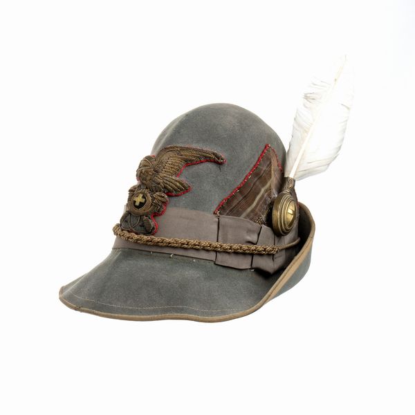 CAPPELLO ALPINO T. COLO. COMANDANTE  - Asta Militaria, Medaglie e Ordini Cavallereschi - Associazione Nazionale - Case d'Asta italiane