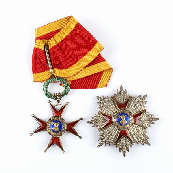 Ordine di San Gregorio, set di grandufficiale  - Asta Militaria, Medaglie e Ordini Cavallereschi - Associazione Nazionale - Case d'Asta italiane