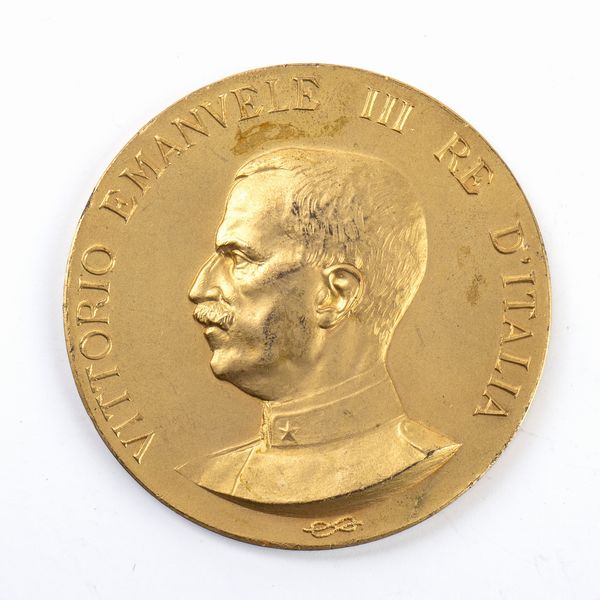 Medaglia da tavolo regno Emanuele III, esposizione mostra Firenze 1929  - Asta Militaria, Medaglie e Ordini Cavallereschi - Associazione Nazionale - Case d'Asta italiane